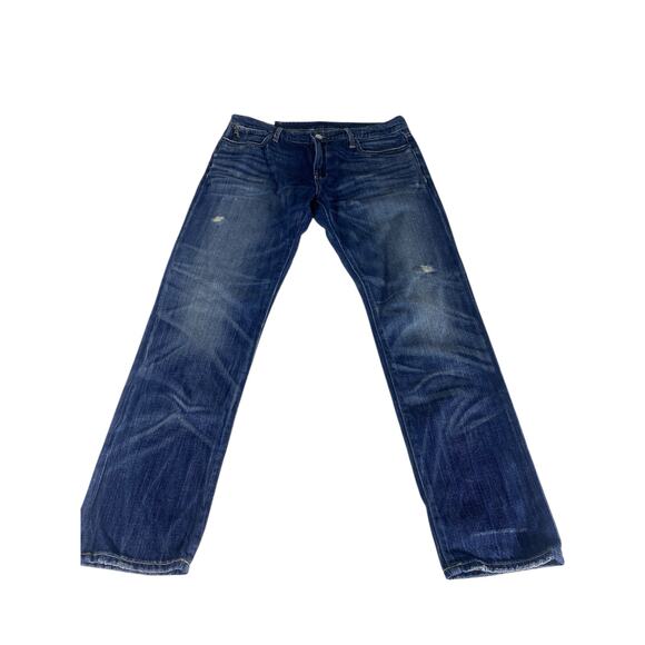 Men's Polo Ralph Lauren Astor Boyfriend Slim light distressed Jeans Size 31 x 29 - Picture 1 of 13